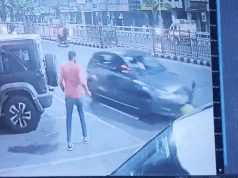 भोपाल के न्यू मार्केट में तेज रफ्तार कार ने 3 दोस्तों को कुचला, एक की हालत गंभीर