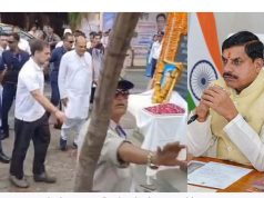 दादी की तस्वीर पर जूते पहनकर पुष्पांजलि देना हमारे संस्कारों के खिलाफ है: मुख्यमंत्री