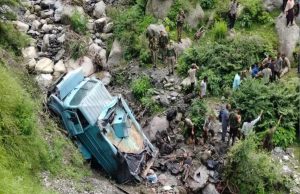 उधमपुर में CRPF बंकर वाहन हादसा, 2 जवान शहीद, 12 घायल