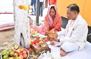 आंवला नवमी पर मुख्यमंत्री ने किया आंवला पूजन, प्रदेश की खुशहाली की कामना की