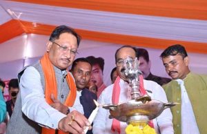 मुख्यमंत्री विष्णुदेव साय सर्व पिछड़ा वर्ग समाज के स्थापना दिवस में हुए शामिल