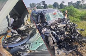उज्जैन में कार-डंपर टक्कर, तीन युवकों की मौत, एक घायल