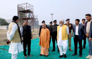 मुख्यमंत्री योगी के पटना एयरपोर्ट पर पहुंचते ही लगे जय राम के नारे