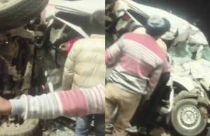 थार ने श्रद्धालुओं को रौंदा, डिवाइडर तोड़ने से दो की मौत, 8 घायल