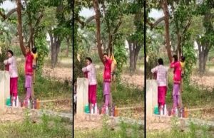 सूरजपुर: स्कूल में मासूम बच्चे को टी-शर्ट से पेड़ पर लटकाने का वीडियो वायरल, प्रशासन में खलबली