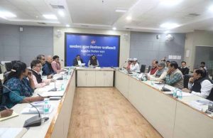 मुख्य निर्वाचन पदाधिकारी मप्र ने मान्यता प्राप्त राष्ट्रीय राजनीतिक दलों के प्रतिनिधियों के साथ की बैठक