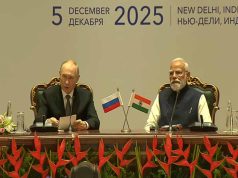 भारत-रूस बिज़नेस फोरम में भरोसे की गूंज: मोदी बोले—रिश्तों की सबसे बड़ी ताकत ‘विश्वास’, पुतिन ने सराहा भारत का तेज़ विकास