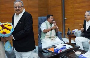 दिल्ली में छत्तीसगढ़ विधानसभा अध्यक्ष डॉ रमन सिंह ने भाजपा के राष्ट्रीय कार्यकारी अध्यक्ष नितिन नबीन से की मुलाकात