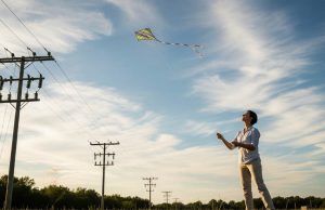 पतंगें बिजली लाइनों से दूर उड़ाने की अपील