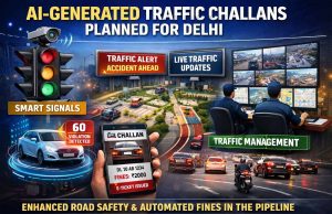 दिल्ली ट्रैफिक पुलिस की हाईटेक पहल: अब AI करेगा नियम तोड़ने वालों की पहचान, चालान होगा ऑटोमैटिक