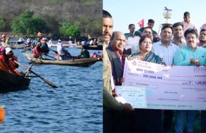 महानदी पर रोमांच का मंजर: छत्तीसगढ़ में पहली ‘नौकायान स्पर्धा’, 52 टीमों की टक्कर, 1 लाख का इनाम