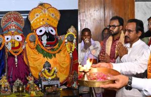 मुख्यमंत्री विष्णु देव साय ने जगन्नाथ मंदिर में की पूजा-अर्चना
