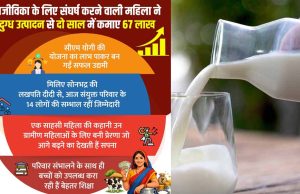 आजीविका के लिए संघर्ष करने वाली महिला ने दुग्ध उत्पादन से दो साल में कमाए 67 लाख