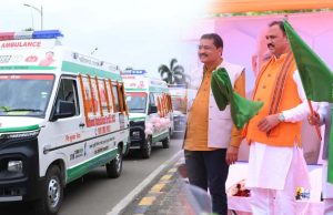 प्रदेश की लाइफलाइन हुई सशक्त: मुख्यमंत्री विष्णुदेव साय ने 370 नई एम्बुलेंस को दिखाई हरी झंडी