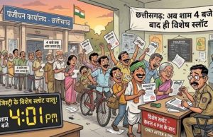 छत्तीसगढ़ में रजिस्ट्री के नियम बदले: अब शाम 4 बजे के बाद मिलेंगे स्पेशल अपॉइंटमेंट स्लॉट