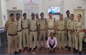 थाना अरेरा हिल्स पुलिस ने गांजा तस्कर को किया गिरफ्तार, 1300 ग्राम गांजा जप्त