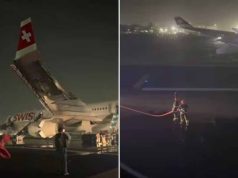 दिल्ली एयरपोर्ट पर बड़ा हादसा टला, स्विस फ्लाइट LX 147 के इंजन में टेकऑफ के दौरान लगी आग