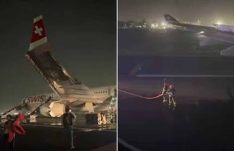 दिल्ली एयरपोर्ट पर बड़ा हादसा टला, स्विस फ्लाइट LX 147 के इंजन में टेकऑफ के दौरान लगी आग