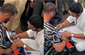 जामनगर एयरपोर्ट पर सितारों की खास मुलाकात वायरल