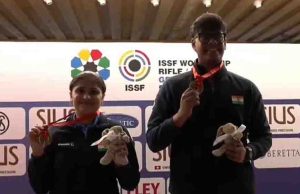 निशानेबाजी विश्व कप, पलक और मुकेश ने विश्व रिकॉर्ड के साथ जीता गोल्ड