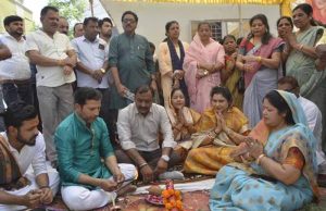 राज्यमंत्री गौर ने 90 लाख की लागत के विभिन्न विकास कार्यों का किया भूमि पूजन