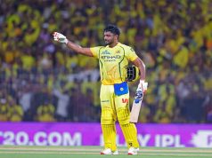 CSK vs DC: संजू ने 5 साल बाद IPL में जड़ा शतक; चेन्नई ने दिया 213 रनों का लक्ष्य