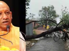 उत्तर प्रदेश में आंधी-बारिश का कहर, मुख्यमंत्री योगी आदित्यनाथ ने राहत कार्य तेज करने के दिए निर्देश