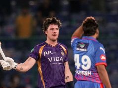 एलन की आंधी! KKR ने दिल्ली को हराया, लगातार चौथी जीत, शतक से तोड़े कई रिकॉर्ड