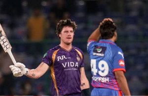 एलन की आंधी! KKR ने दिल्ली को हराया, लगातार चौथी जीत, शतक से तोड़े कई रिकॉर्ड