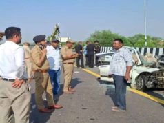 आजमगढ़ में दर्दनाक हादसा, एक्सप्रेस-वे पर कंटेनर से टकराई कार, 5 की मौत