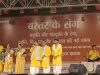 लोकनृत्यों की रंगारंग प्रस्तुति में झूमे अमित शाह, बादल अकादमी में तीन मुख्यमंत्री भी रहे मौजूद