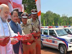 अमित शाह ने डायल-112 को दी नई ताकत, 400 वाहनों और मोबाइल फॉरेंसिक वैन को दिखाई हरी झंडी