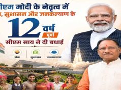 PM मोदी के 12 साल पूरे होने पर CM साय ने दी बधाई, विकास को बताया नई रफ्तार