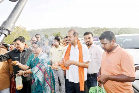 सर्वमंगला पुल सड़क का डामरीकरण व सुदृढ़ीकरण कार्य प्रारंभ