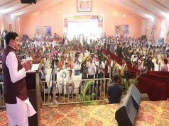 मुख्यमंत्री डॉ. यादव जैन मुनि आचार्य के पावन सान्निध्य में आयोजित भव्य प्रतिष्ठा महोत्सव में हुए सम्मिलित