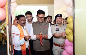 वित्त मंत्री ओपी चौधरी ने पुलिस लाइन उर्दना में अत्याधुनिक पुलिस जिम का किया लोकार्पण