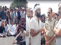 खरीदी केंद्र पर ताला देख फूटा किसानों का गुस्सा, NH-146 पर 3 किमी लंबा जाम