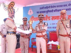 डीजीपी कैलाश मकवाणा के मुख्य आतिथ्य में विशेष सशस्त्र बल के नव आरक्षकों का दीक्षांत समारोह आयोजित