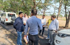 लोक निर्माण विभाग के सचिव ने निर्माणाधीन कुरुद-सिर्री मार्ग और सिर्री-चटौद सड़क का किया निरीक्षण