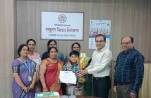 सांदीपनि विद्यालय के छात्र आराध्य ने बढ़ाया प्रदेश का मान