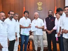 तमिलनाडु में सरकार बनाने की ओर विजय का बड़ा कदम, राज्यपाल से मिल पेश किया दावा